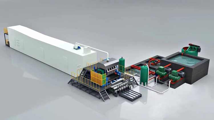 Egg tray making machine